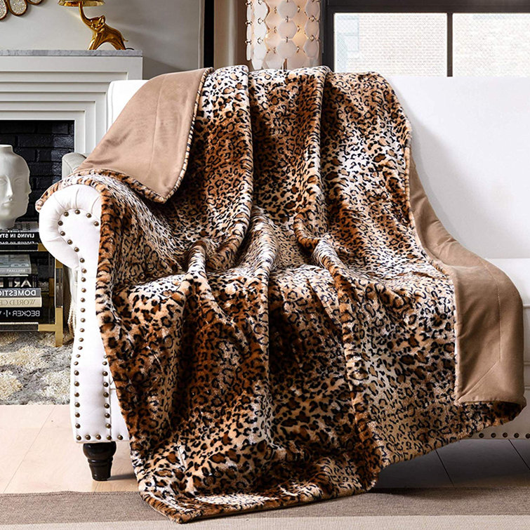World Menagerie Torquay Leopard Blanket & Reviews Wayfair